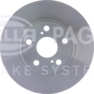 HELLA PAGID 8DD 355 104-891 - Тормозной диск autospares.lv