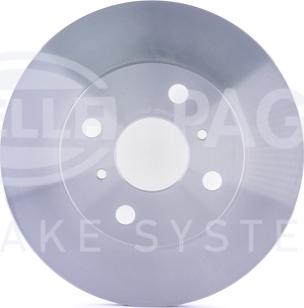 HELLA PAGID 8DD 355 104-781 - Тормозной диск autospares.lv