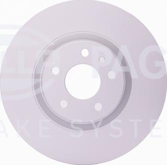 HELLA PAGID 8DD 355 105-491 - Тормозной диск autospares.lv