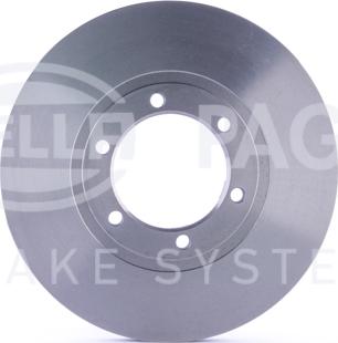 HELLA PAGID 8DD 355 105-111 - Тормозной диск autospares.lv