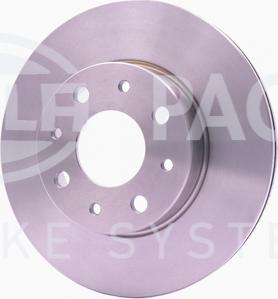 HELLA PAGID 8DD 355 105-881 - Тормозной диск autospares.lv