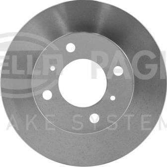 HELLA PAGID 8DD 355 105-761 - Тормозной диск autospares.lv