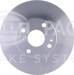 HELLA PAGID 8DD 355 106-491 - Тормозной диск autospares.lv