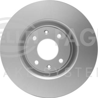 HELLA PAGID 8DD 355 106-531 - Тормозной диск autospares.lv