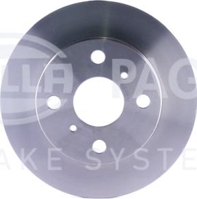 HELLA PAGID 8DD 355 106-631 - Тормозной диск autospares.lv