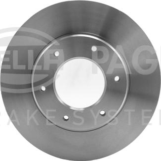 HELLA PAGID 8DD 355 108-531 - Тормозной диск autospares.lv