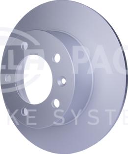 HELLA PAGID 8DD 355 108-291 - Тормозной диск autospares.lv