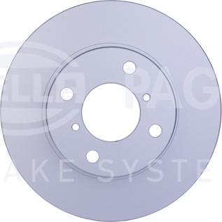 HELLA PAGID 8DD 355 108-211 - Тормозной диск autospares.lv