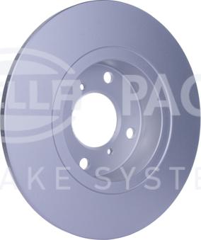 HELLA PAGID 8DD 355 108-211 - Тормозной диск autospares.lv