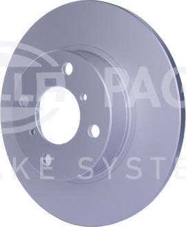 HELLA PAGID 8DD 355 108-211 - Тормозной диск autospares.lv