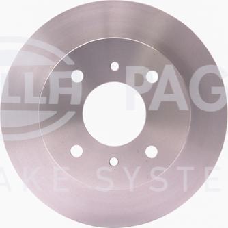 HELLA PAGID 8DD 355 102-661 - Тормозной диск autospares.lv