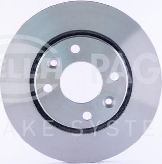 HELLA PAGID 8DD 355 102-151 - Тормозной диск autospares.lv