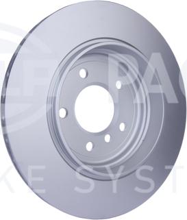 HELLA PAGID 8DD 355 107-691 - Тормозной диск autospares.lv