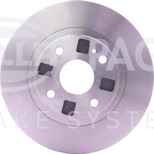 HELLA PAGID 8DD 355 107-201 - Тормозной диск autospares.lv