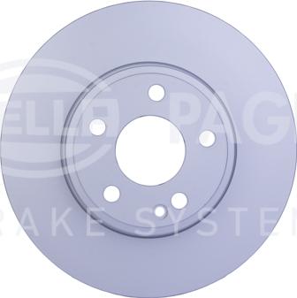 HELLA PAGID 8DD 355 119-591 - Тормозной диск autospares.lv