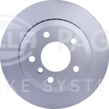 HELLA PAGID 8DD 355 119-201 - Тормозной диск autospares.lv