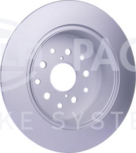 HELLA PAGID 8DD 355 114-931 - Тормозной диск autospares.lv