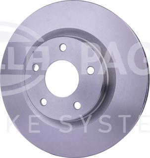 HELLA PAGID 8DD 355 114-601 - Тормозной диск autospares.lv