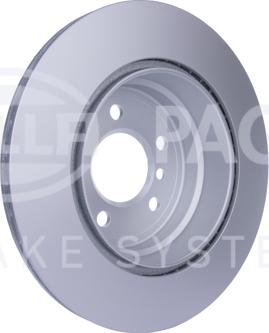 HELLA PAGID 8DD 355 114-001 - Тормозной диск autospares.lv