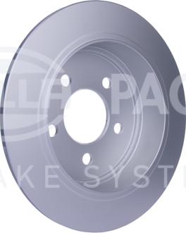 HELLA PAGID 8DD 355 114-801 - Тормозной диск autospares.lv