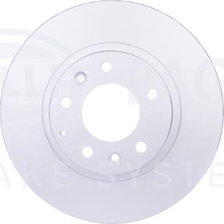 HELLA PAGID 8DD 355 115-311 - Тормозной диск autospares.lv