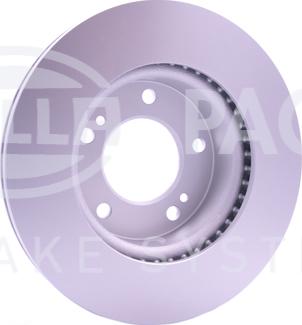 HELLA PAGID 8DD 355 116-461 - Тормозной диск autospares.lv