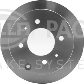 HELLA PAGID 8DD 355 110-941 - Тормозной диск autospares.lv