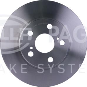 HELLA PAGID 8DD 355 110-911 - Тормозной диск autospares.lv