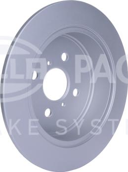 HELLA PAGID 8DD 355 110-491 - Тормозной диск autospares.lv