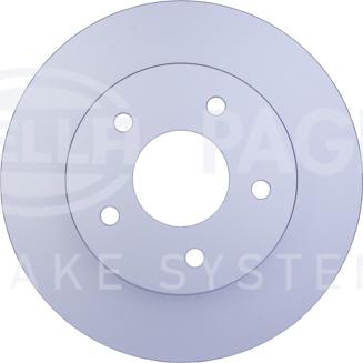 HELLA PAGID 8DD 355 110-401 - Тормозной диск autospares.lv