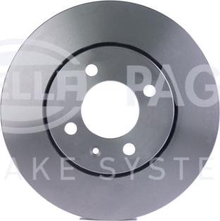 HELLA PAGID 8DD 355 110-621 - Тормозной диск autospares.lv