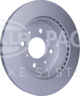 HELLA PAGID 8DD 355 111-591 - Тормозной диск autospares.lv