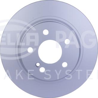 HELLA PAGID 8DD 355 118-941 - Тормозной диск autospares.lv