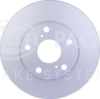 HELLA PAGID 8DD 355 118-951 - Тормозной диск autospares.lv