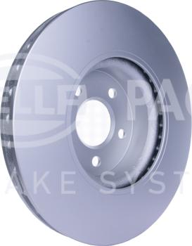 HELLA PAGID 8DD 355 118-931 - Тормозной диск autospares.lv