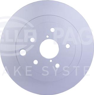 HELLA PAGID 8DD 355 118-451 - Тормозной диск autospares.lv