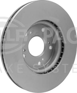 HELLA PAGID 8DD 355 118-191 - Тормозной диск autospares.lv