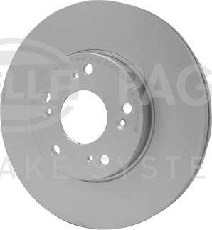 HELLA PAGID 8DD 355 118-191 - Тормозной диск autospares.lv