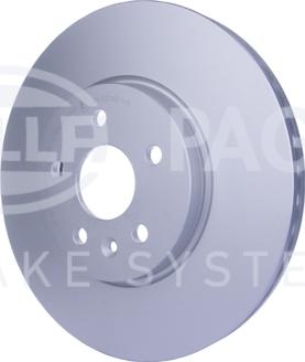 HELLA PAGID 8DD 355 118-391 - Тормозной диск autospares.lv