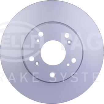 HELLA PAGID 8DD 355 118-761 - Тормозной диск autospares.lv