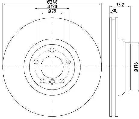 Swag 20 94 4050 - Тормозной диск autospares.lv