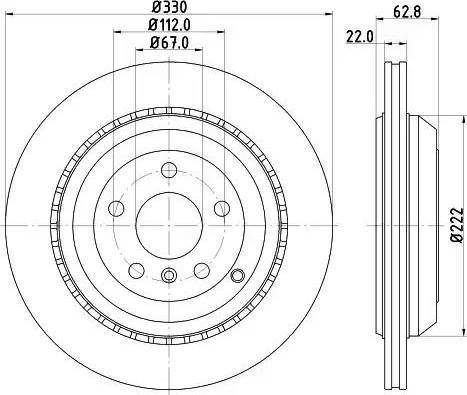 Diamax N08570 - Тормозной диск autospares.lv