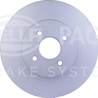 HELLA PAGID 8DD 355 112-091 - Тормозной диск autospares.lv