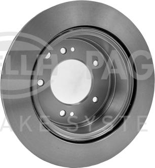 HELLA PAGID 8DD 355 112-821 - Тормозной диск autospares.lv