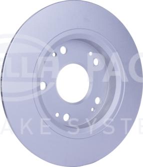 HELLA PAGID 8DD 355 117-901 - Тормозной диск autospares.lv