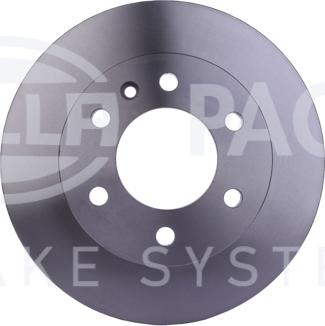 HELLA PAGID 8DD 355 117-621 - Тормозной диск autospares.lv