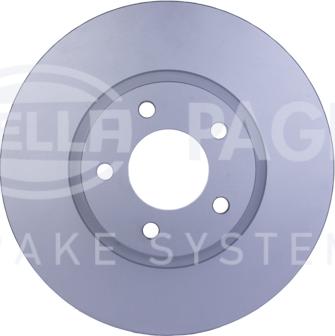 HELLA PAGID 8DD 355 117-891 - Тормозной диск autospares.lv