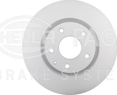 HELLA PAGID 8DD 355 133-681 - Тормозной диск autospares.lv