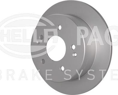 HELLA PAGID 8DD 355 133-341 - Тормозной диск autospares.lv