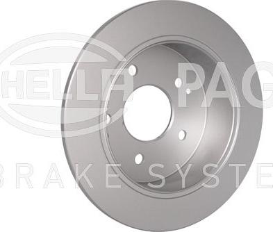 HELLA PAGID 8DD 355 133-341 - Тормозной диск autospares.lv